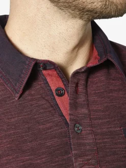 BABISTA Shirts<Herren Langarm-Poloshirt - ZUPATERRI rot uni