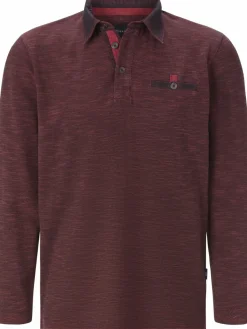 BABISTA Shirts<Herren Langarm-Poloshirt - ZUPATERRI rot uni