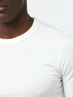 Profuomo Shirts<Herren Langarmshirt weiß uni