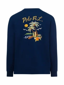 Polo Ralph Lauren Sweatshirts & Sweatjacken<Herren Langarmshirt marine gemustert