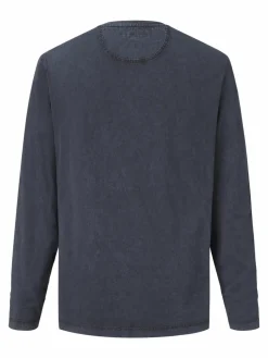 Paddock`s Shirts<Herren Langarmshirt - Regular Fit marine uni