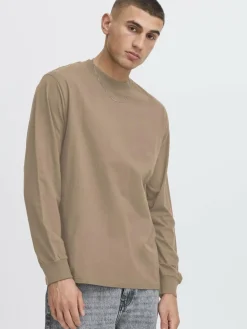 Herren Solid Shirts>Herren Langarmshirt - SDREYNALDO