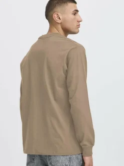 Herren Solid Shirts>Herren Langarmshirt - SDREYNALDO