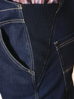 Jan Vanderstorm Hosen<Herren Latzhose - KEARON blau uni