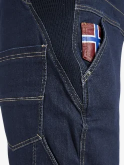 Jan Vanderstorm Hosen<Herren Latzhose - KEARON blau uni
