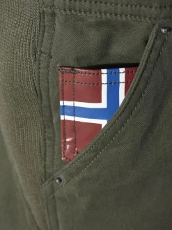 Jan Vanderstorm Hosen<Herren Latzhose - KEARON oliv uni