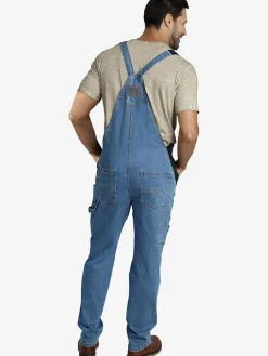 Jan Vanderstorm Hosen<Herren Latzhose - KEARON blau uni