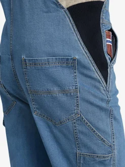 Jan Vanderstorm Hosen<Herren Latzhose - KEARON blau uni