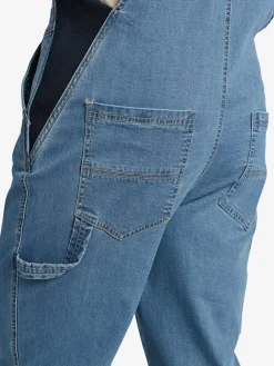 Jan Vanderstorm Hosen<Herren Latzhose - KEARON blau uni