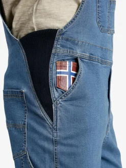Jan Vanderstorm Hosen<Herren Latzhose - KEARON blau uni