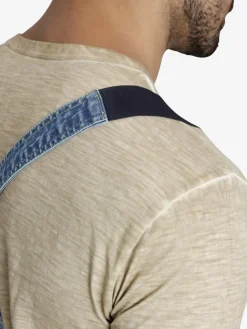 Jan Vanderstorm Hosen<Herren Latzhose - KEARON blau uni