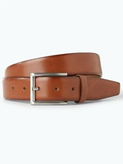 Monti Gürtel & Hosenträger<Herren Ledergürtel cognac uni