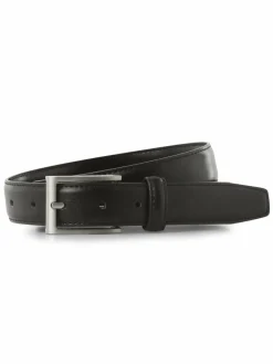 Condor Gürtel & Hosenträger<Herren Ledergürtel schwarz uni