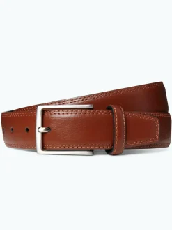 Monti Gürtel & Hosenträger<Herren Ledergürtel cognac uni