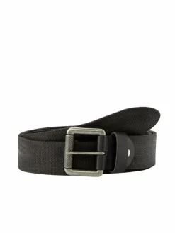 Paddock`s Gürtel & Hosenträger<Herren Ledergürtel - klassisch schwarz gestreift