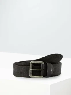 Paddock`s Gürtel & Hosenträger<Herren Ledergürtel - klassisch schwarz gestreift