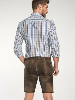 Spieth & Wenksy Hosen<Herren Lederhose - Fredo braun uni