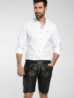 Spieth & Wenksy Hosen<Herren Lederhose - Fulvier schoko uni