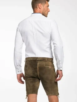 Spieth & Wenksy Hosen<Herren Lederhosen - Erfurt braun uni