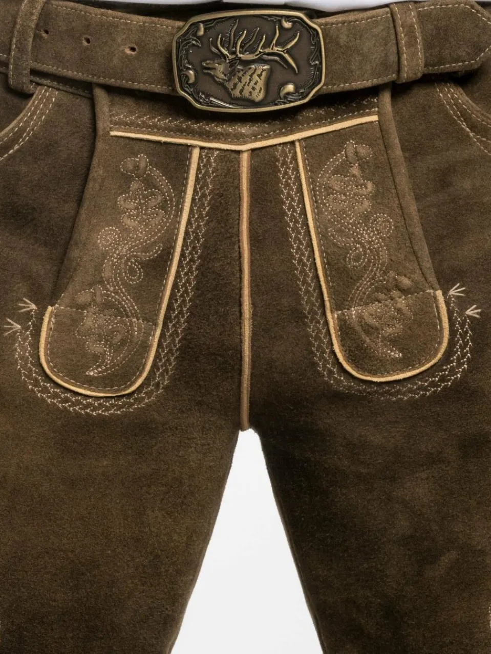 Spieth & Wenksy Hosen<Herren Lederhosen - Erfurt braun uni