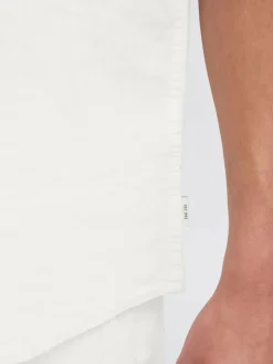 Indicode Hemden<Herren Leinenhemd - IDMonk weiß uni