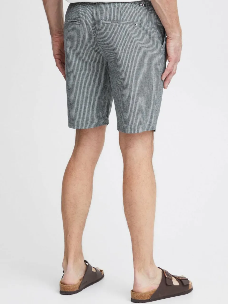 FQ1924 Hosen<Herren Leinenshorts - CFHenry blau gestreift