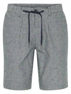 FQ1924 Hosen<Herren Leinenshorts - CFHenry blau gestreift
