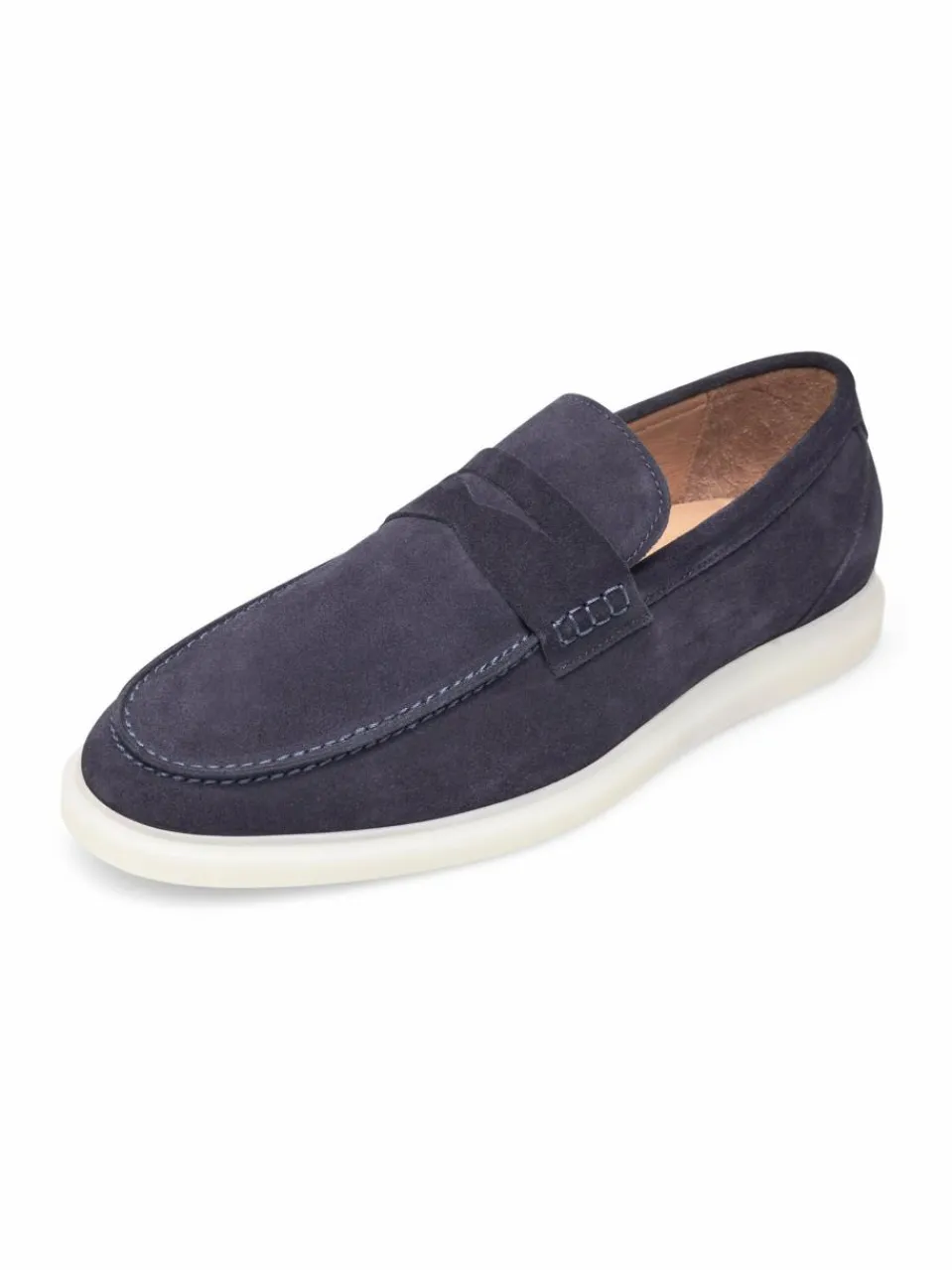 Henry Stevens Freizeit-Schuhe|Business-Schuhe<Herren Loafer – Elia PL1 blau uni