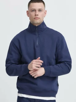 Herren BLEND Sweatshirts & Sweatjacken>Herren Longsweatshirt - BHJUSTIN