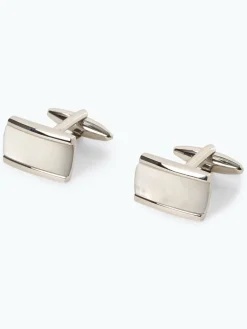 Andrew James Manschettenknöpfe<Herren Manschettenknöpfe silber uni