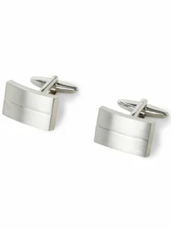 Andrew James Manschettenknöpfe<Herren Manschettenknöpfe silber gemustert