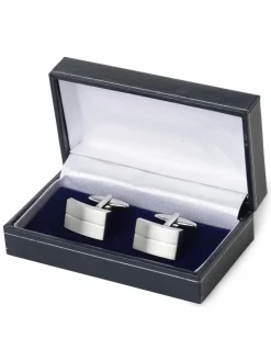 Andrew James Manschettenknöpfe<Herren Manschettenknöpfe silber gemustert