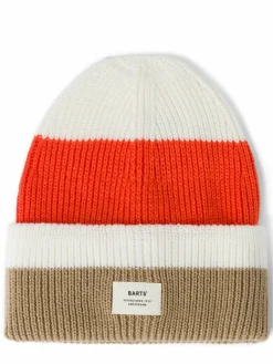 Barts Mützen & Caps<Herren Mütze - Ardem weiß orange gestreift