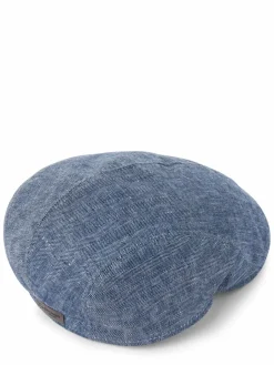 Göttmann Mützen & Caps<Herren Mütze aus Leinen - Jackson blau gemustert