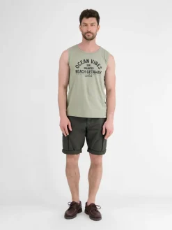 LERROS Shirts<Herren Muskelshirt grau uni