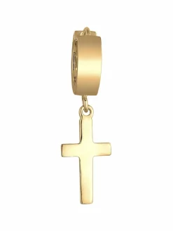 KUZZOI Schmuck<Herren Ohrringe gold uni