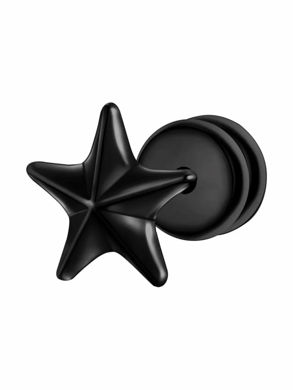 Herren True Rebels Schmuck>Herren Ohrstecker - Stern