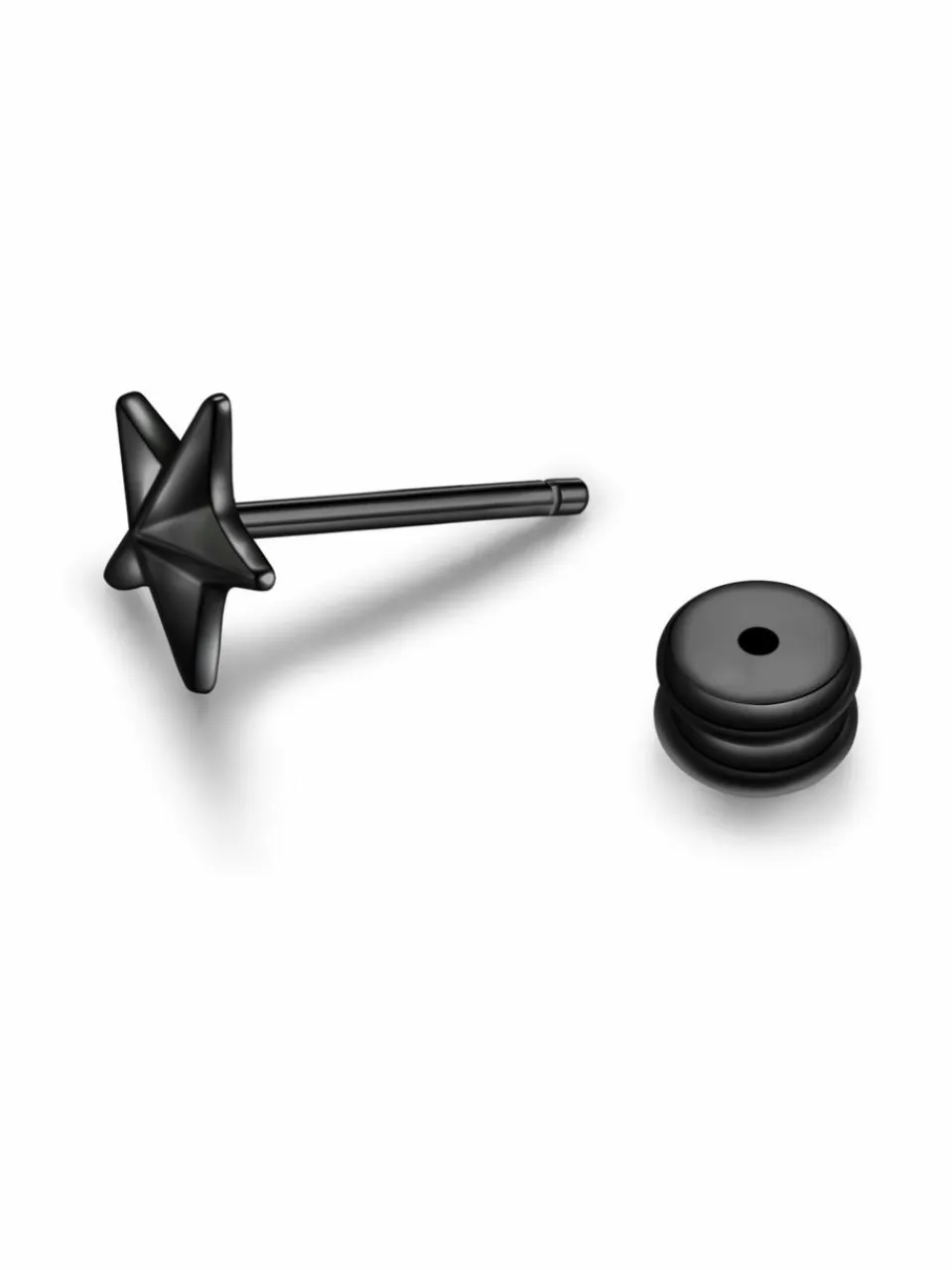 Herren True Rebels Schmuck>Herren Ohrstecker - Stern