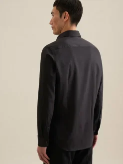 Seidensticker Hemden<Herren Performance-Hemd - Slim 1/1 schwarz uni