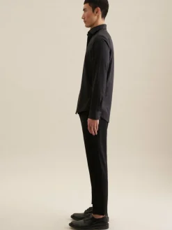 Seidensticker Hemden<Herren Performance-Hemd - Slim 1/1 schwarz uni