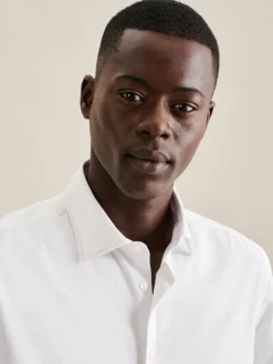 Seidensticker Hemden<Herren Performance-Hemd - X-Slim Langarm weiß uni