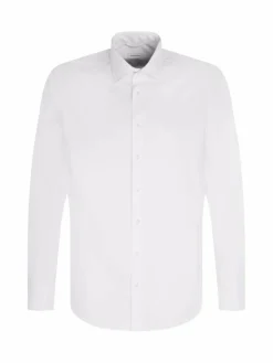 Seidensticker Hemden<Herren Performance-Hemd - X-Slim Langarm weiß uni