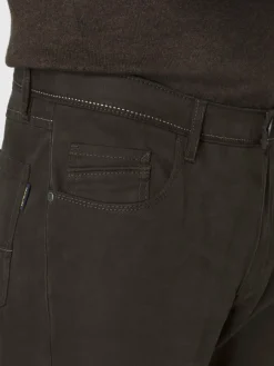 Redpoint Hosen<Herren 5-Pocket Hose - MILTON Straight Fit oliv uni