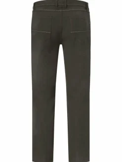 Redpoint Hosen<Herren 5-Pocket Hose - MILTON Straight Fit oliv uni