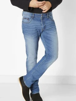 Redpoint Jeans<Herren 5-Pocket Jeans - Barrie Modern-fit medium stone uni