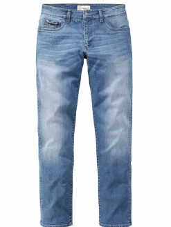 Redpoint Jeans<Herren 5-Pocket Jeans - Barrie Modern-fit medium stone uni