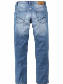 Redpoint Jeans<Herren 5-Pocket Jeans - Barrie Modern-fit medium stone uni