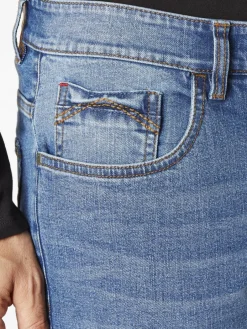 Redpoint Jeans<Herren 5-Pocket Jeans - Barrie Modern-fit medium stone uni