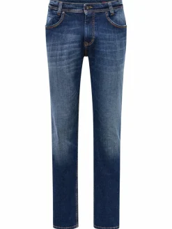Paddock`s Jeans<Herren 5-Pocket Jeans - BEN Regular Fit blau uni