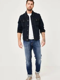 Paddock`s Jeans<Herren 5-Pocket Jeans - BEN Regular Fit blau uni